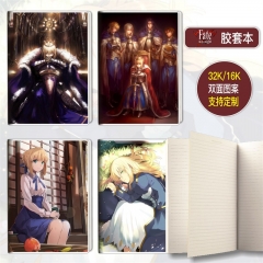 13*18.5cm 65Pages 23 Styles Fate/Stay Night Cartoon Students Anime Stationery Notebook