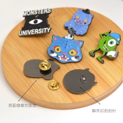 6 Styles Monsters, Inc. Cartoon Pin Anime Alloy Brooch