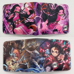 2 Styles Demon Slayer: Kimetsu no Yaiba Cartoon Shorts Purse Anime Wallet