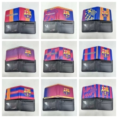 19 Styles Football Star Cartoon Purse Anime Short Wallet