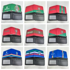 11 Styles Football Star Cartoon Purse Anime Short Wallet