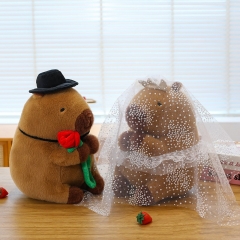 2 Styles Capybara Cosplay Anime Plush Toy Doll