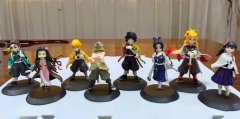 8PCS/SET 11-13CM Demon Slayer: Kimetsu no Yaiba Cartoon Anime PVC Figures