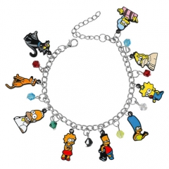 The Simpsons Cartoon Anime Alloy Bracelet