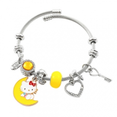 Sanrio Hello Kitty Cartoon Anime Alloy Bracelet