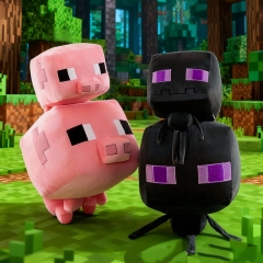 2 Styles Minecraft Cosplay Anime Plush Toy Doll