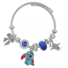 3 Styles Lilo & Stitch Cartoon Anime Alloy Bracelet