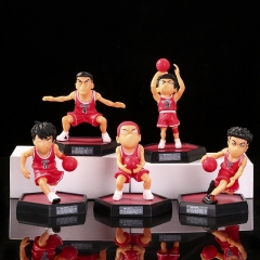 Opp Bag) 5PCS/SET  7cm Slam Dunk Cartoon Anime PVC Figures