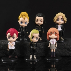 OPP Bag) 6PCS/SET  10cm Tokyo Revengers Cartoon Anime PVC Figures