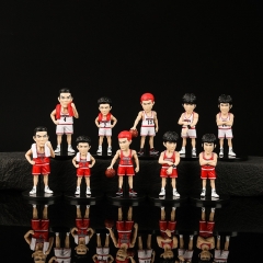 10PCS/SET  8.5cm-9.5cm Slam Dunk Cartoon Anime PVC Figures