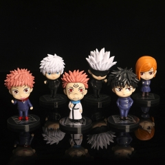 Opp Bag) 6PCS/SET 8cm Jujutsu Kaisen Cartoon Anime PVC Figures