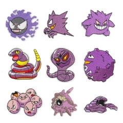 新款小怪兽卡通动漫布贴熨烫刺绣贴补丁贴衣服包包补洞贴百搭装饰