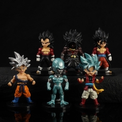 OPP Bag）6PCS/SET 9.5cm Dragon Ball Z Cartoon Anime PVC Figures