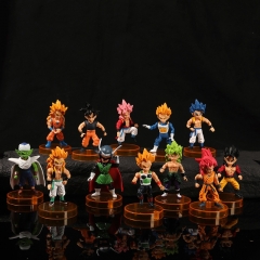 OPP Bag）12PCS/SET 8cm Dragon Ball Z Cartoon Anime PVC Figures