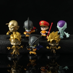 7PCS/SET 7.5cm-9cm Dragon Ball Z Cartoon Anime PVC Figures