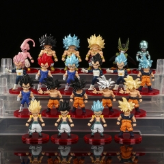 OPP Bag）21PCS/SET 6.5cm Dragon Ball Z Cartoon Anime PVC Figures