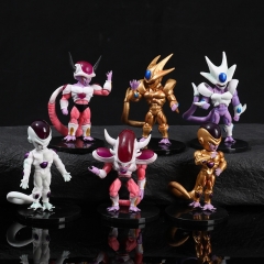 OPP Bag）6PCS/SET  7.5cm-8cm Dragon Ball Z Cartoon Anime PVC Figures