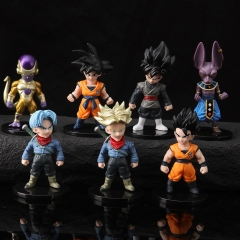 7PCS/SET 10cm Dragon Ball Z Cartoon Anime PVC Figures