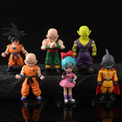 6PCS/SET 10.5cm-11cm Dragon Ball Z Cartoon Anime PVC Figures