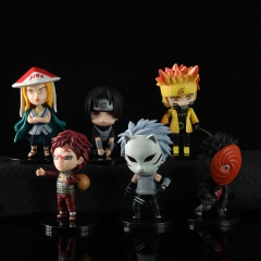 6PCS/SET 9.5cm Naruto Hatake Kakashi Cartoon Anime PVC Figures