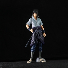 25cm Naruto Uchiha Sasuke Cartoon Anime PVC Figures