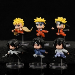 OPP Bag）6PCS/SET  5.7cm-7.3cm Naruto Cartoon Anime PVC Figures