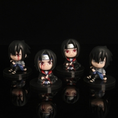 OPP Bag）4PCS/SET 6cm Naruto Cartoon Anime PVC Figures