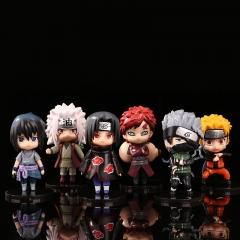 OPP Bag）6PCS/SET 10cm Naruto Cartoon Anime PVC Figures