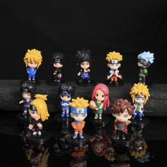 OPP Bag）12PCS/SET 7.5cm Naruto Cartoon Anime PVC Figures