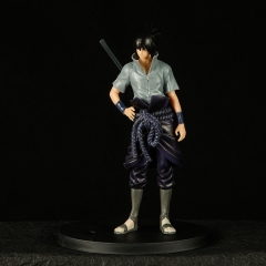 OPP Bag）16.5cm Naruto Uchiha Sasuke Cartoon Anime PVC Figures
