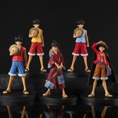 5款海贼王手办 动漫卡通路飞公仔玩具摆件