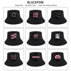 BLACKPINK 动漫印花户外渔夫帽遮阳帽
