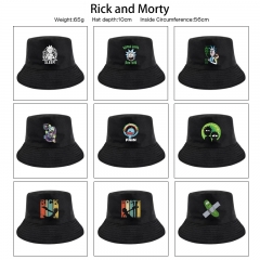 10 Styles Rick and Morty Cartoon Sun Hat Cap Anime Bucket Hat