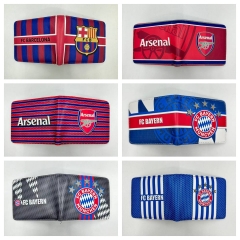 7 Styles Football Star Cartoon Purse Anime Short Wallet