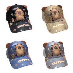 5 Styles 48-54cm Capybara Cartoon Cap Anime Baseball Hat