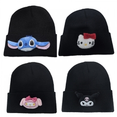 11 Styles Sanrio Lilo & Stitch Cartoon Cap Anime Knitted Hat