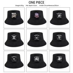 12 Styles One Piece Cartoon Sun Hat Cap Anime Bucket Hat