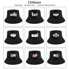 10 Styles Chiikawa Cartoon Sun Hat Cap Anime Bucket Hat