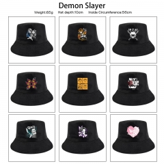 12 Styles Demon Slayer: Kimetsu no Yaiba Cartoon Sun Hat Cap Anime Bucket Hat