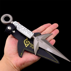 3 Styles 23CM Naruto Anime Metal Kunai Weapon Toy
