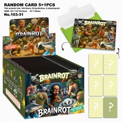 24PCS/SET Italian Brainrot Cartoon Anime Lomo Cards