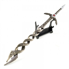 艾尔登游戏周边狩猎神祈大剑30CM全金属工艺品摆件玩具兵器模型