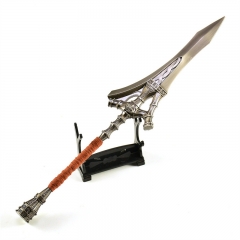 艾尔登游戏周边模型大蛇狩猎矛30CM全金属锌合金工艺品玩具摆件