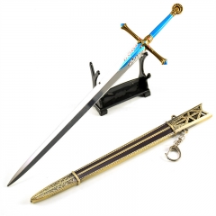 艾尔登法环铜色卡利亚骑士剑30CM金属工艺品带鞘模型玩具刀剑模型