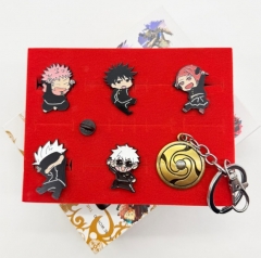 Jujutsu Kaisen Cartoon Anime Keychain Set