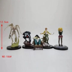 5PCS/SET Death Note Cartoon Anime PVC Figures
