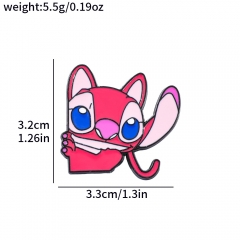 Lilo & Stitch Cartoon Pin Anime Alloy Brooch