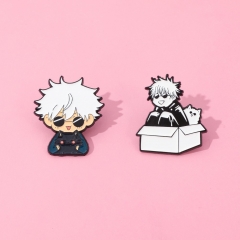 2 Styles Jujutsu Kaisen Cartoon Pin Anime Alloy Brooch