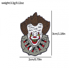 Stephen King's It Cartoon Pin Anime Alloy Brooch