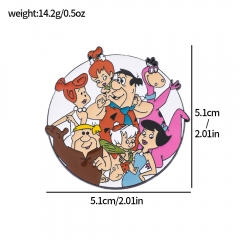 The Flintstones Cartoon Pin Anime Alloy Brooch